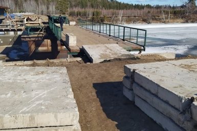 Нижнеудинский мост Фото из группы Анатолия Крупенева в тг (18+)