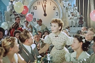 Тематическое фото Скриншот кадра из фильма &quotКарнавальная ночь&quot (12+), 1956 год