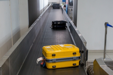 Аэропорт, таможня,  полет, перелет, пассажиры, багаж , стойка регистрации, рейс, отмена, чемодан Мария Бородина, ИА PrimaMedia