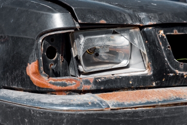 автомобиль, машина, транспорт, фара разбитая, дтп, авария Илья Аверьянов, ИА PrimaMedia