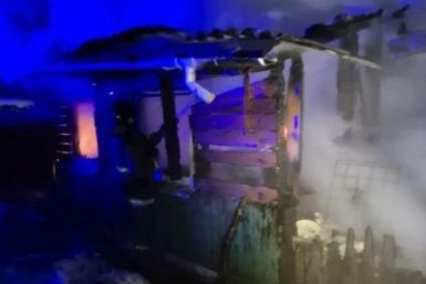 Труп мужчины обнаружили в сгоревшей бане в заимке Якимовке Ангарского округа Пресс-служба ГУ МЧС России по Иркутской области