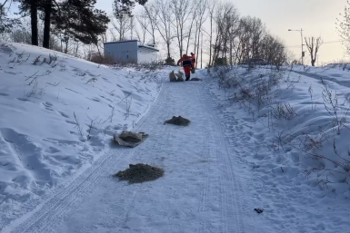 Несанкционированная горка УМВД России по АГО