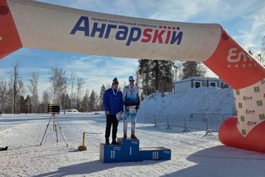 Полицейский победил в областных соревнованиях по лыжным гонкам в Ангарске Телеграм-канал (18+) ГУ МВД Иркутской области