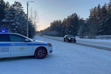 Автомобилистов призывают быть осторожными на дорогах в непогоду в Ангарске Пресс-служба УМВД России по АГО