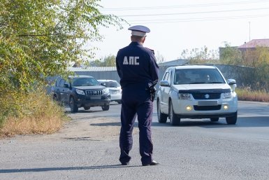 Дорога, дорожно-постовая служба (ДПС), ГАИ, правила дорожного движения (ПДД), автомобиль Юлия Матреницкая, ИА AmurMedia.ru