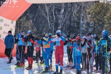 Более 500 участников вышли на старт гонки &quotЛыжня России&quot в Ангарске Пресс-служба администрации АГО