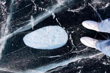 Лед Байкала Юлия Ушакова, ИА IrkutskMedia