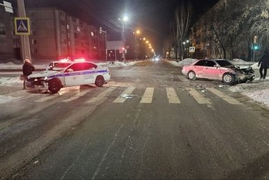 В Ангарске произошло ДТП с участием автомобиля ДПС ДТП 38RUS в тг (18+)