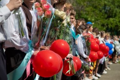 Последний звонок, выпускной, школа, праздник, бант, цветы Артём Хорошилов  , ИА Stavropol.Media