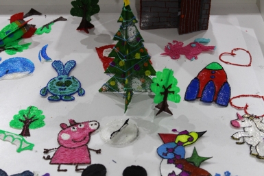 Детские поделки (3D-ручка) Людмила Лата, ИА KrasnodarMedia