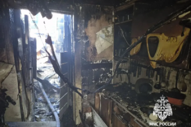 Бдительная женщина спасла соседнюю квартиру от пожара в Мегете