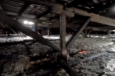 Специалисты МЧС устанавливают причины пожара в ТЦ &quotПодиум&quot в Ангарске Пресс-служба ГУ МЧС России по Иркутской области