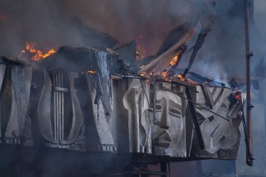 Хабаровский краевой музыкальный театр, Хабаровск, театр, пожар Юлия Матреницкая, ИА AmurMedia.ru