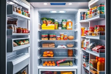 Холодильник с едой ИИ Qwen (18+)