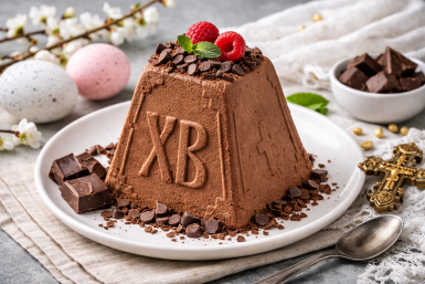 Крошу 1 пачку творога - и готовлю шоколадную пасху без яиц и марли: проще, чем испечь кулич