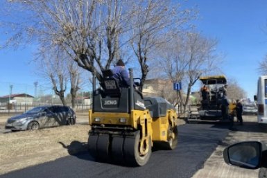 Ремонт дорог большими картами продолжают в Ангарске