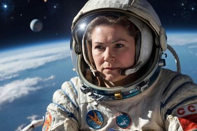 Первая, единственная, неповторимая: как женщины покоряли космос в одиночку создано при помощи ИИ