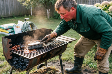 Решетка-гриль зассияет вмиг: нагар исчезнет по мановению руки и без агрессивной химии