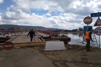 Движение автомобилей закрыли на одной из дорог Жигаловского района из-за половодья