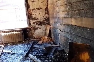 Пожар вспыхнул в поликлинике Катангской районной больницы