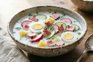 Без кваса и кефира: моя окрошка самая вкусная - в жару спасает лучше кондиционера и ледяного душа
