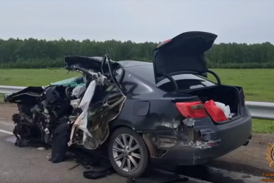Пассажир иномарки погиб в лобовом ДТП с большегрузом в Черемховском районе