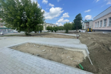 Два общественных пространства в Ангарске благоустроят к концу августа