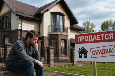 В России упали продажи частных домов Создано при помощи ИИ