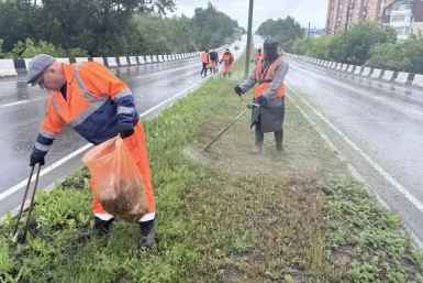 Городские службы устраняют последствия дождливой погоды в Иркутске Пресс-служба администрации Иркутска