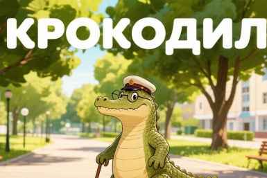 Иллюстрация к &quotКрокодилу&quot (6+) Создано при помощи ИИ