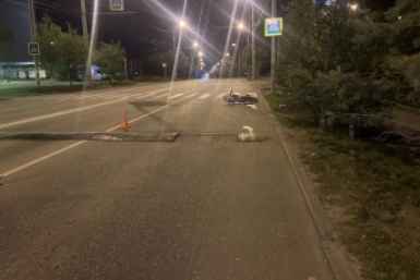 35-летний пассажир мотоцикла в ночном ДТП в Иркутске