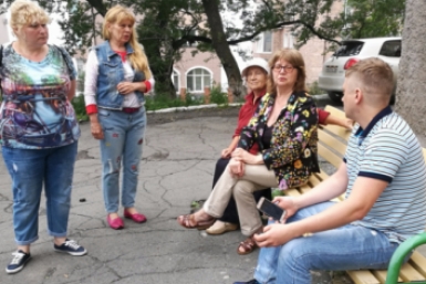 Собрание жильцов Оксана Куличева  для ИА PrimaMedia