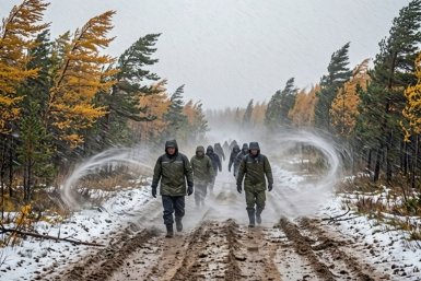 Мокрый снег, дождь и порывистый ветер прогнозируют в Иркутской области на выходных