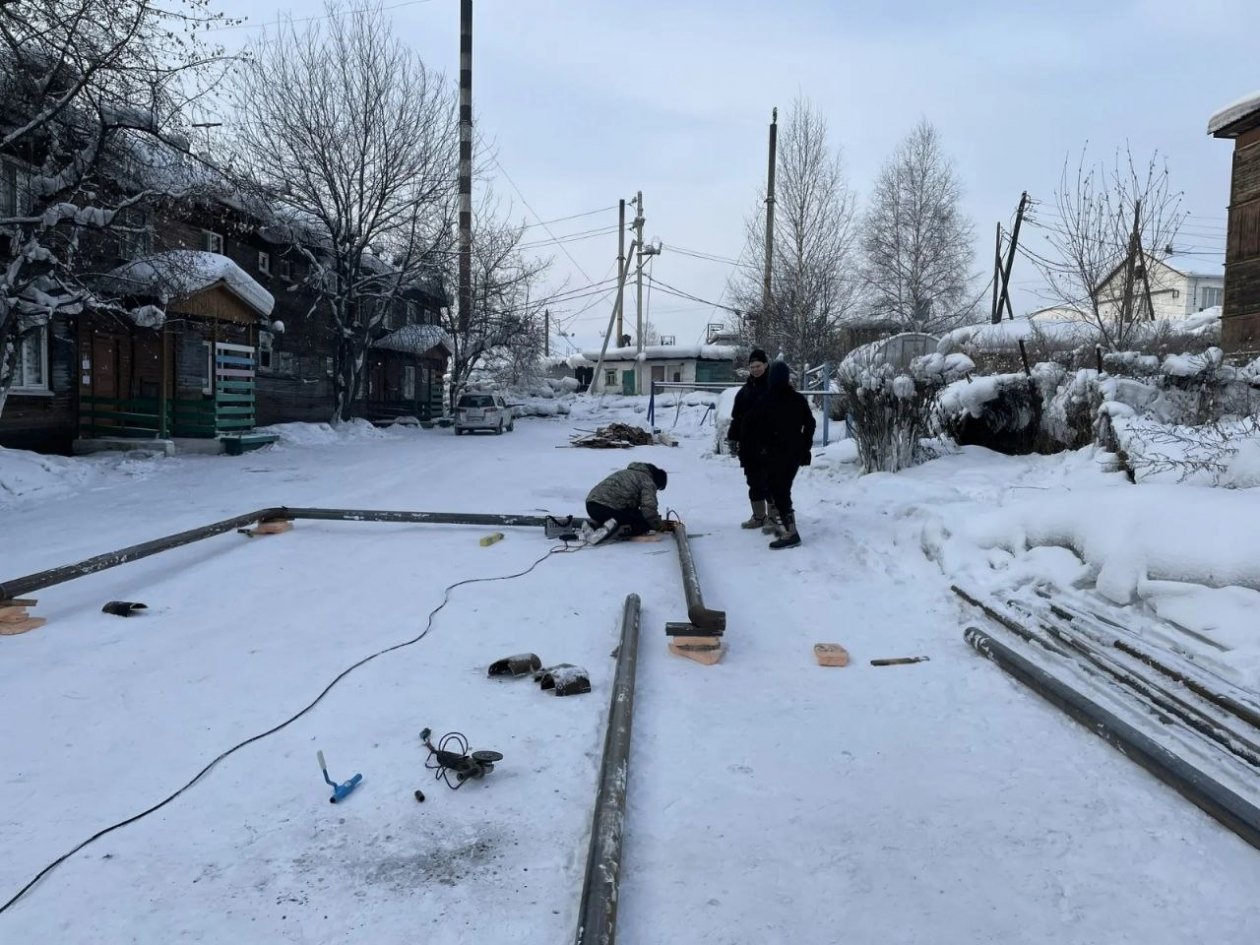 К системе теплоснабжения в Бодайбо подключены 78 домов и два социальных объекта Пресс-служба правительства Приангарья