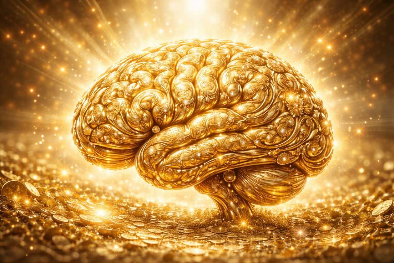 Золотой мозг Сгенерировано QwenChat (18+)