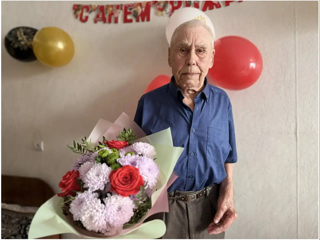 Ветеран Великой Отечественной войны из Ангарска отметил 100-летний юбилей Администрация Ангарского городского округа