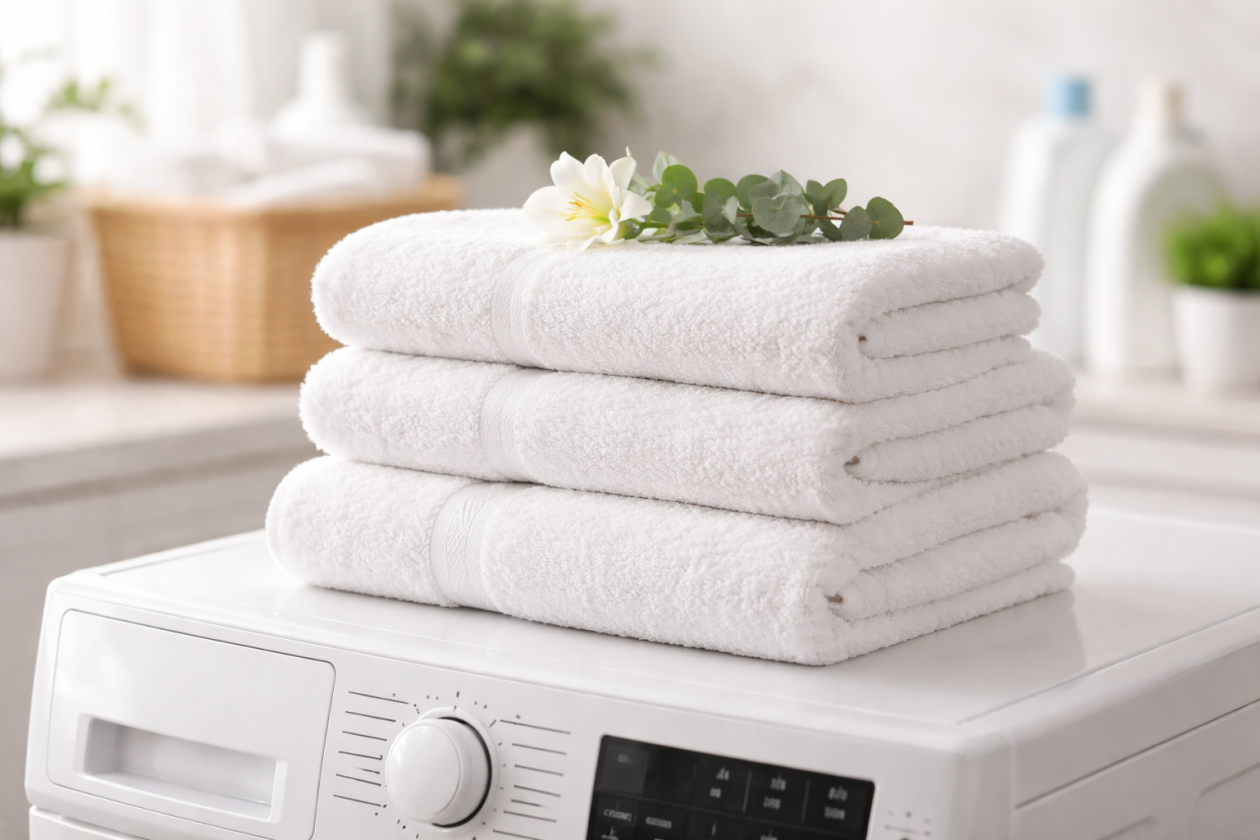 Полотенца мягкие и пушистые даже после сотни стирок - никакой &quotнаждачки&quot в ванной Qwen (18+)