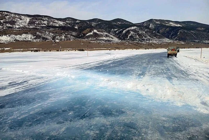 Ледовую переправу на Ольхон закрыли с 24 марта Пресс-служба ГУ МЧС России по Иркутской области