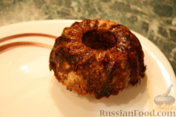 Овсяный супербыстрый кулич со сгущенкой, медом и орешками. Готовится в микроволновке за 3 минуты russianfood.com