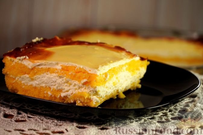 Нежная запеканка &quotКукурузная&quot с творогом и сметаной: необычное блюдо для завтрака - без сахара russianfood.com