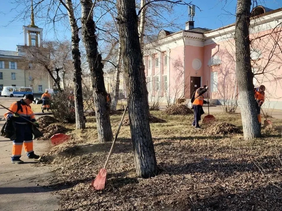 Уборка администрация АГО