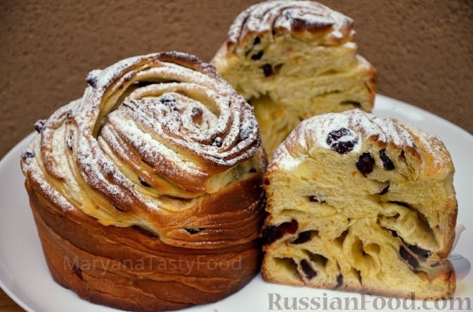 Кружевной пасхальный кулич &quotКраффин&quot - смесь круассана и маффина. Эффектно и вкусно russianfood.com