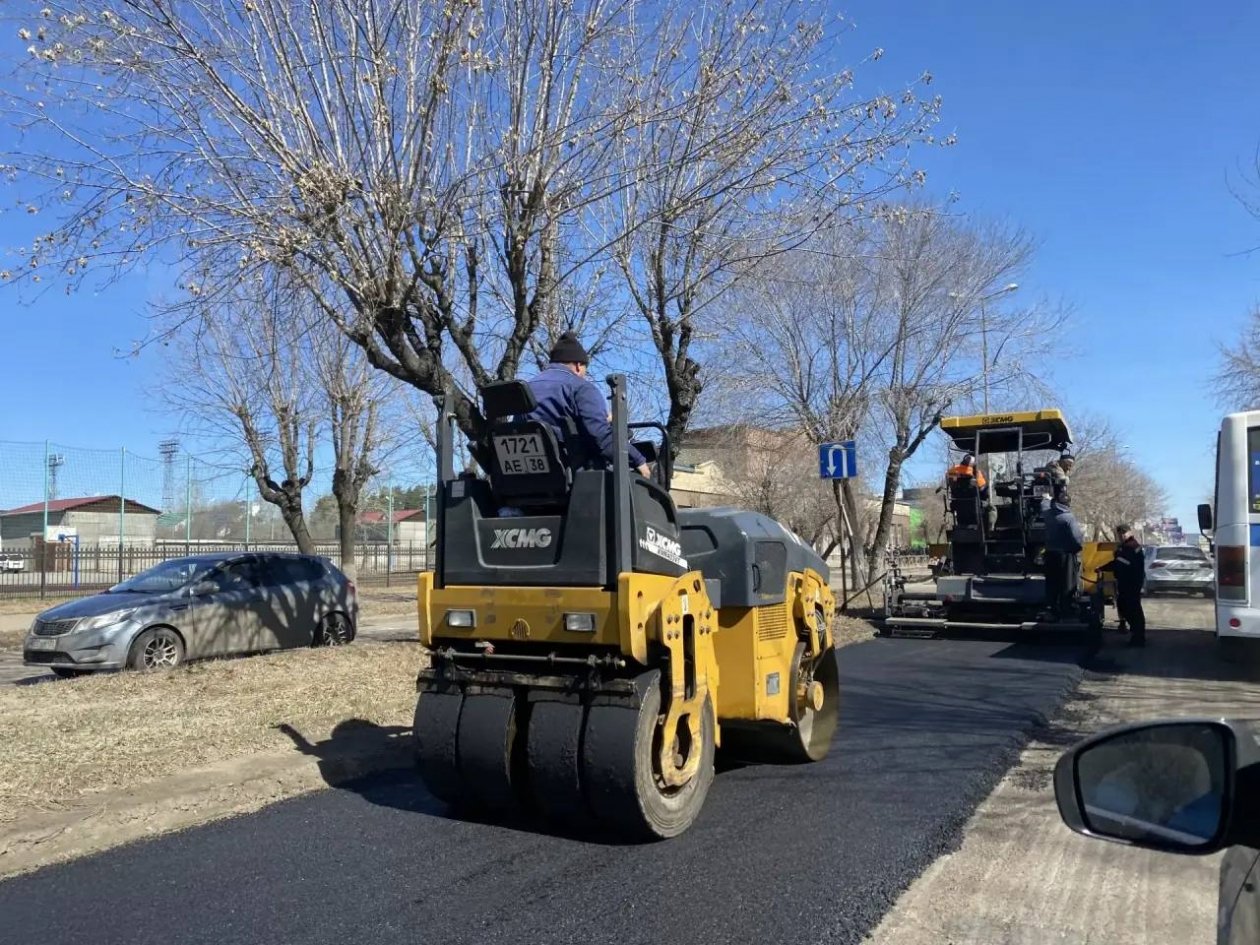 Ремонт дорог большими картами продолжают в Ангарске Тг-канал (18+) мэра АГО Сергея Петрова