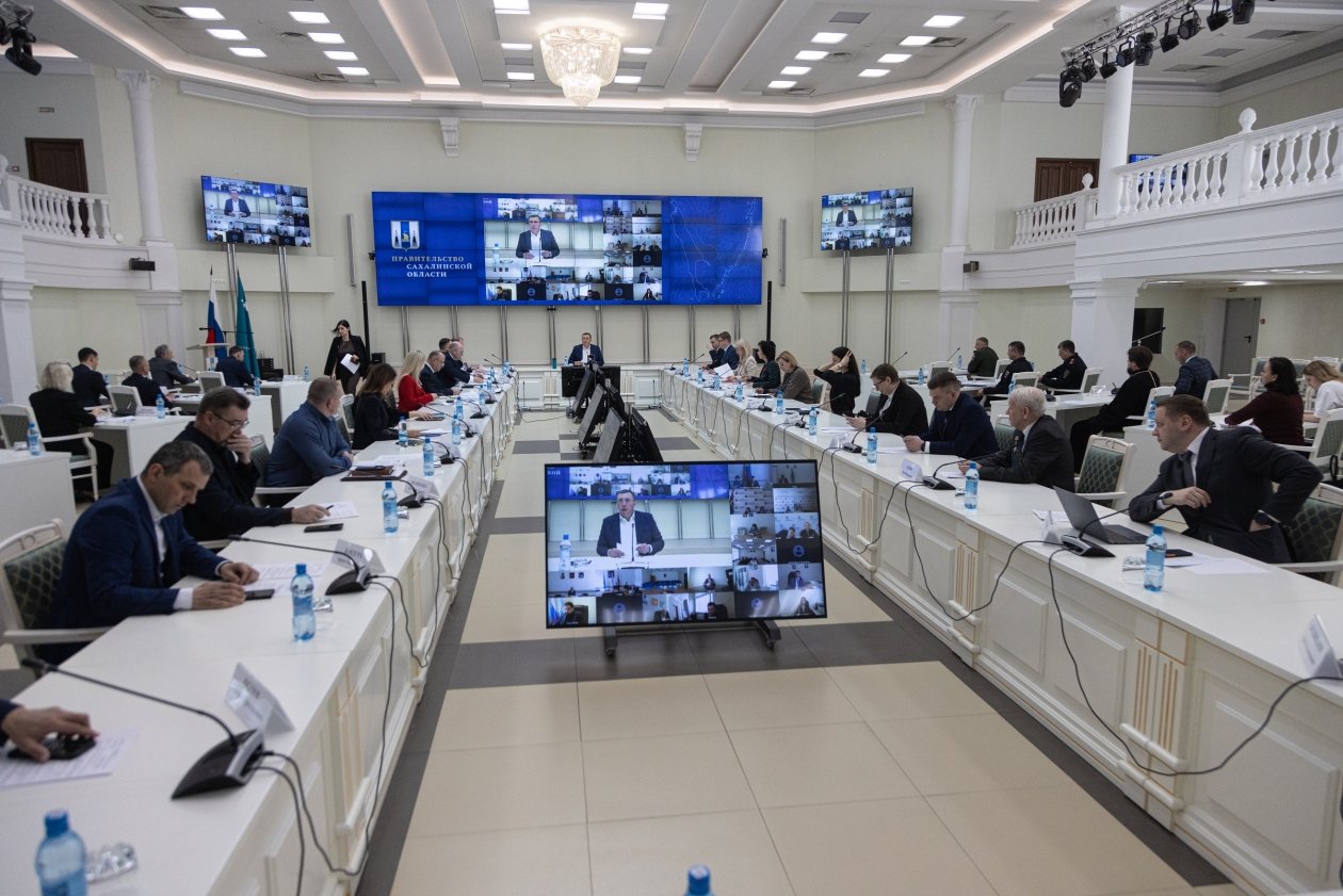 Заседание регионального организационного комитета &quotПобеда&quot пресс-служба правительства Сахалинской области