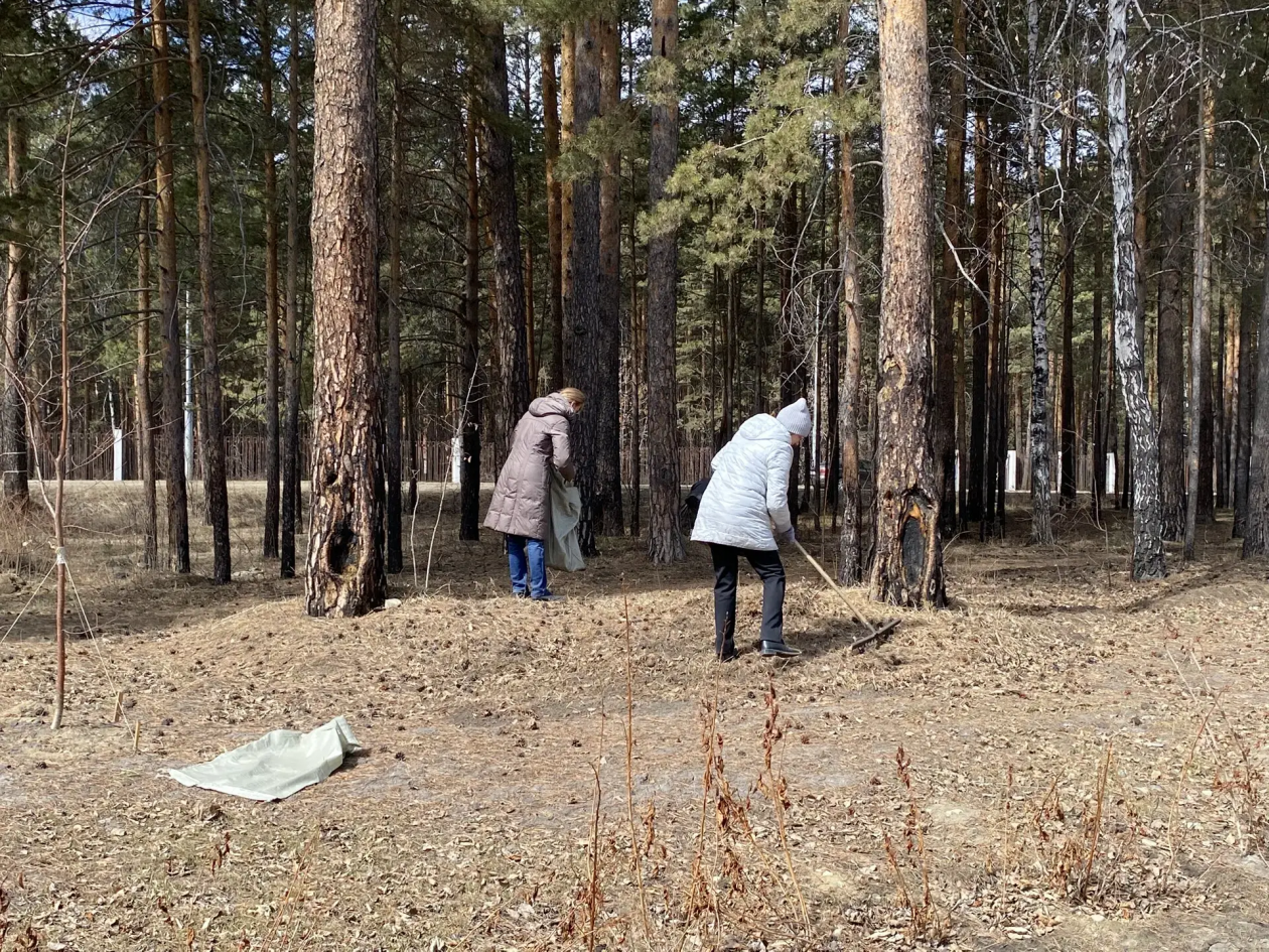 Уборка скверов и парков началась в Ангарске Пресс-служба администрации АГО