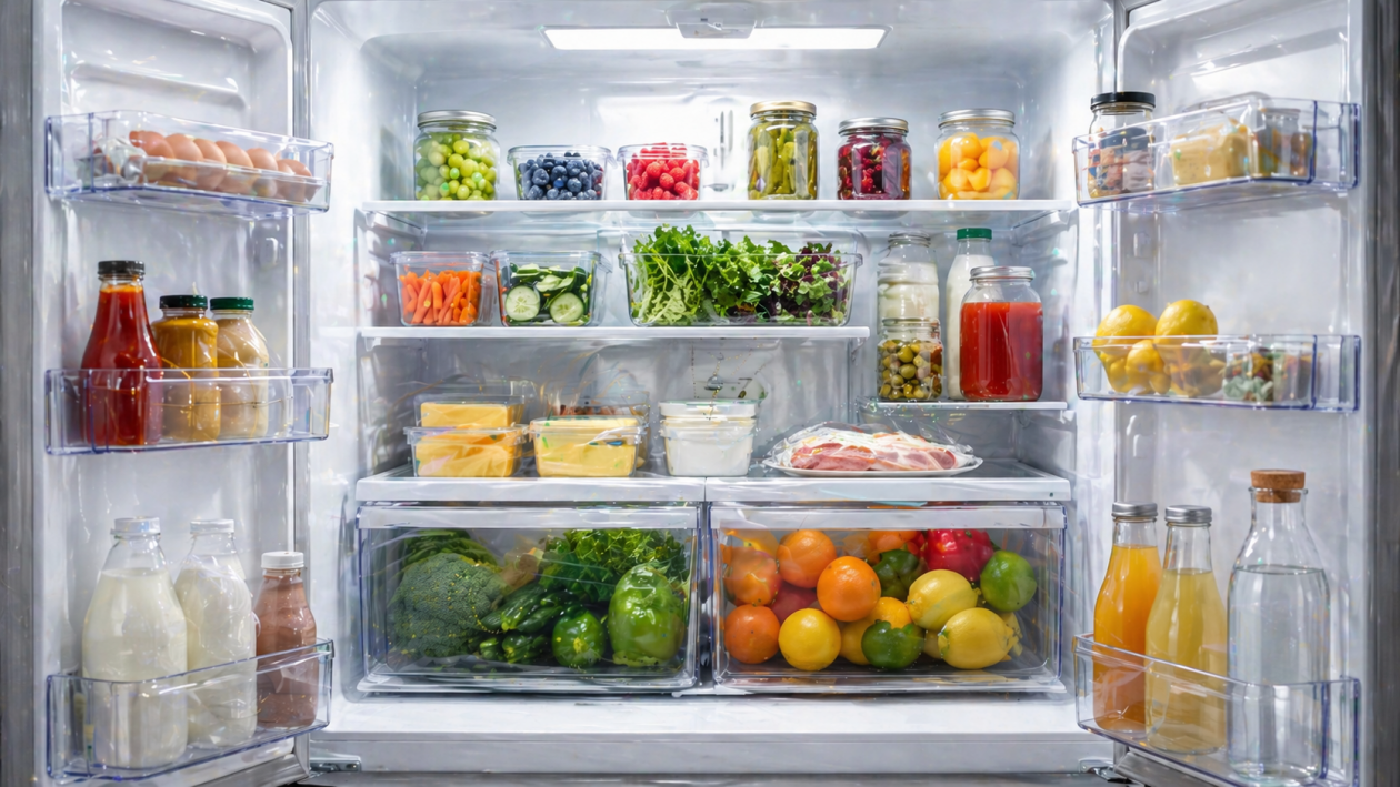 Топ-5 лайфхаков для сохранения свежести продуктов в холодильнике Сгенерировано нейросетью