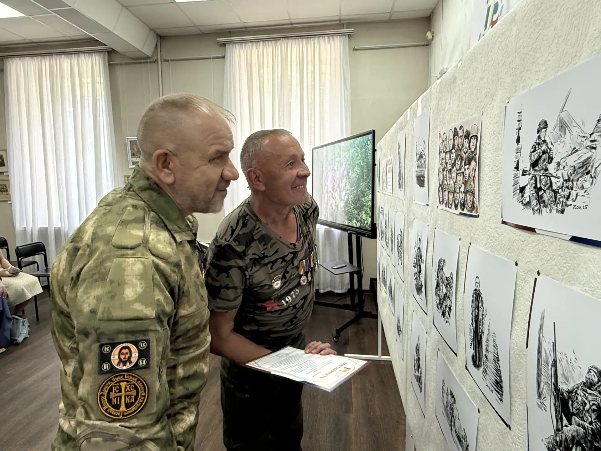 Выставка &quotМужская работа&quot открылась в Ангарске в День ветеранов боевых действий Пресс-служба администрации АГО